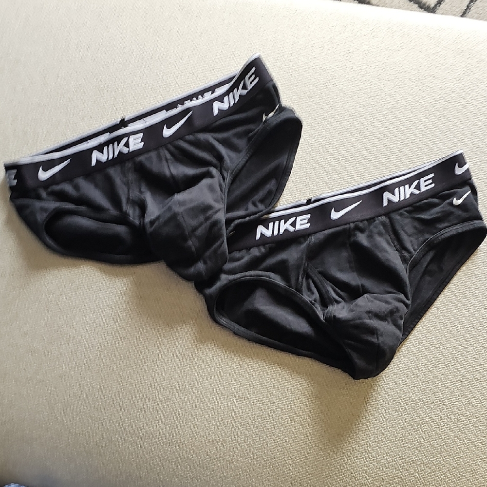 Set Of 2 Nike Men's Black Briefs